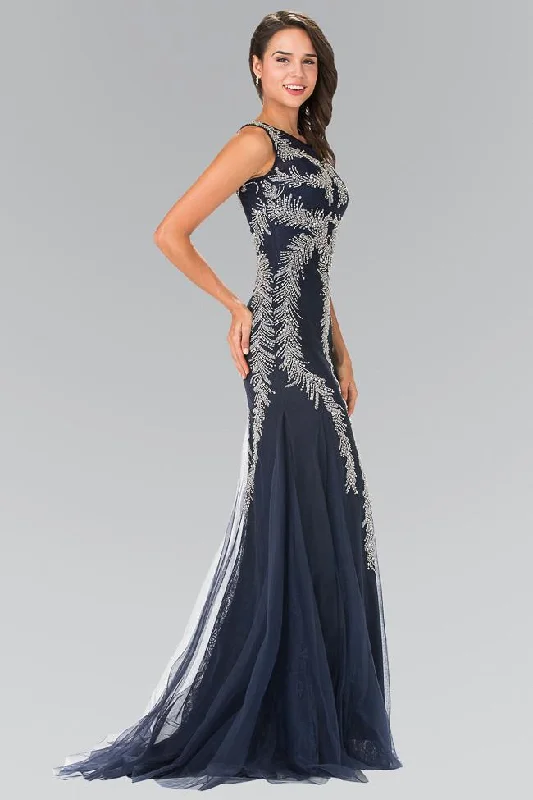 VIP Member Discount Elizabeth K - GL2289 Sequined Mermaid Gown