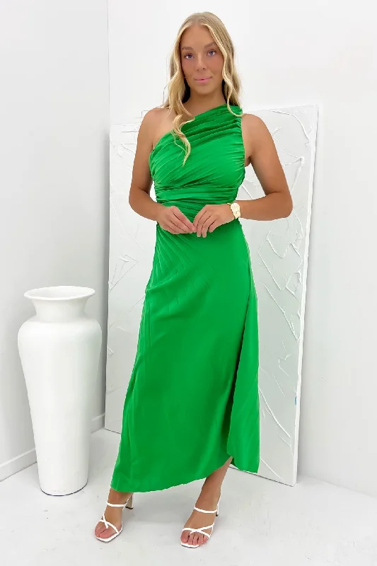 Athleisure Wear Caralee Midi Dress Green