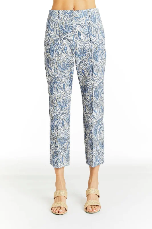 New Arrivals Angelica Paisley Pant In Bluebird