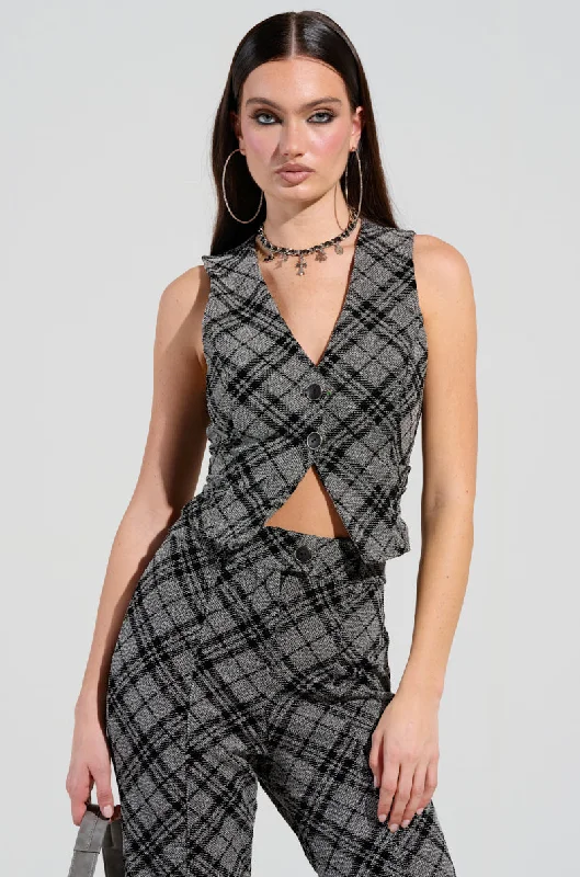 Sale Event, Prices Rock LITTLE LOVE PLAID VEST