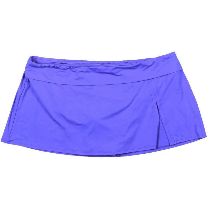 Enjoy Discount Womens Fold-Over Skirt Swim Bottom Separates