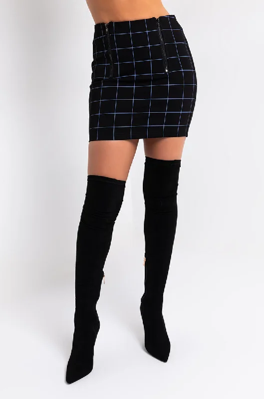 Season Sale SEXY PLAID MINI SKIRT