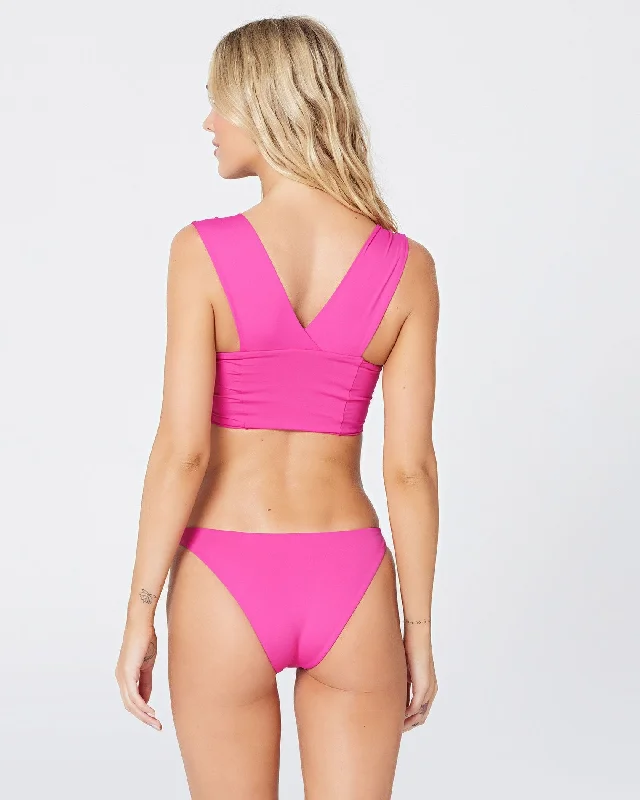 Wardrobe Update Camacho Bikini Bottom - Bougainvillea