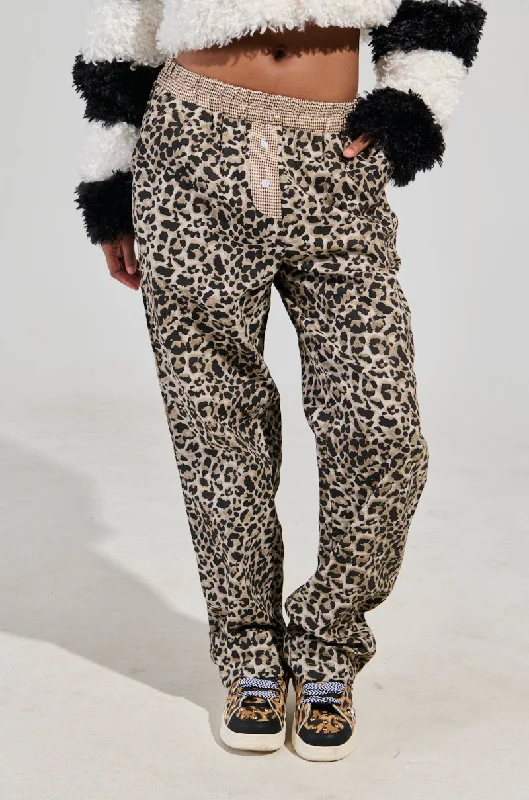 Clothes For Woman KISS ME CHEETAH PANT