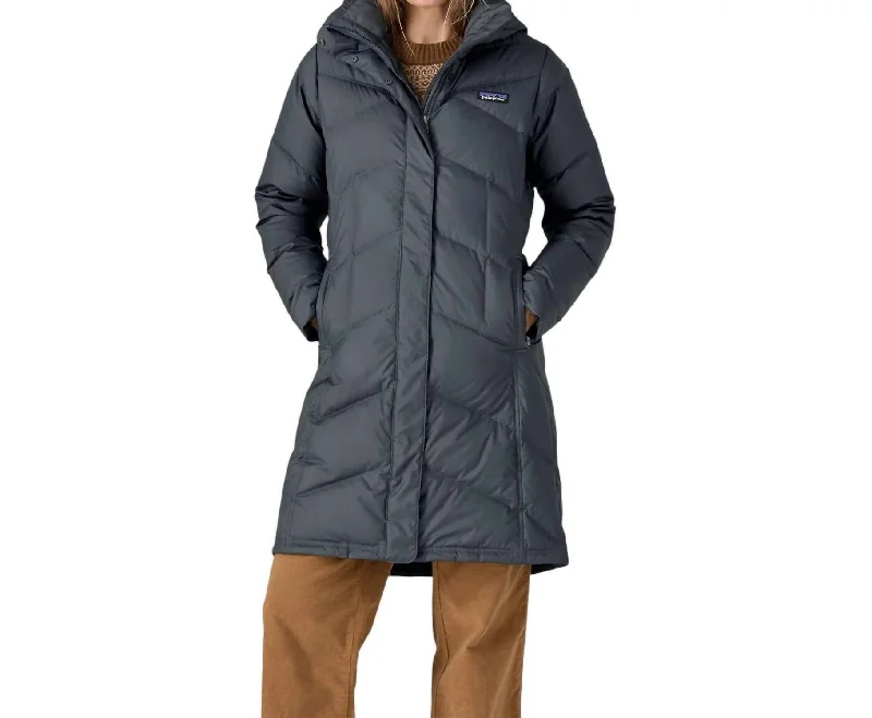 Versatile Outfits Down With It Parka Jacket In Smolder Blue