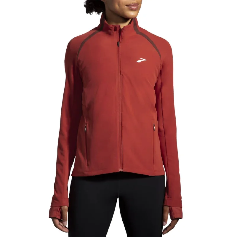 Trendy Street Style Attire Women's Fusion Hybrid Jacket In Copper/run Raisin