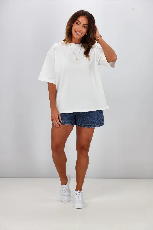 Trend Setting Wardrobe Silent Theory Core Oversized Tee White