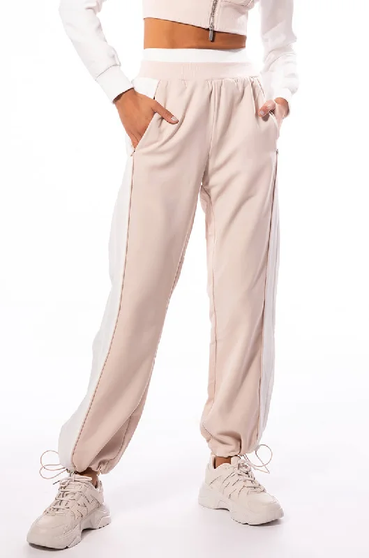 Final Sale LISTEN UP COLOR BLOCK WIDE LEG SWEATPANT