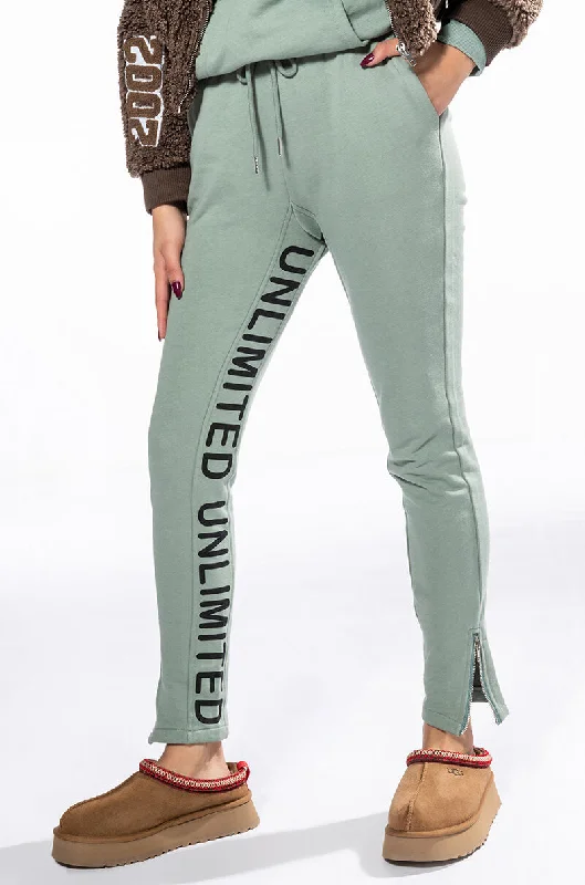 Comfortable Loungewear for Women SKY'S THE LIMIT SKINNY JOGGER