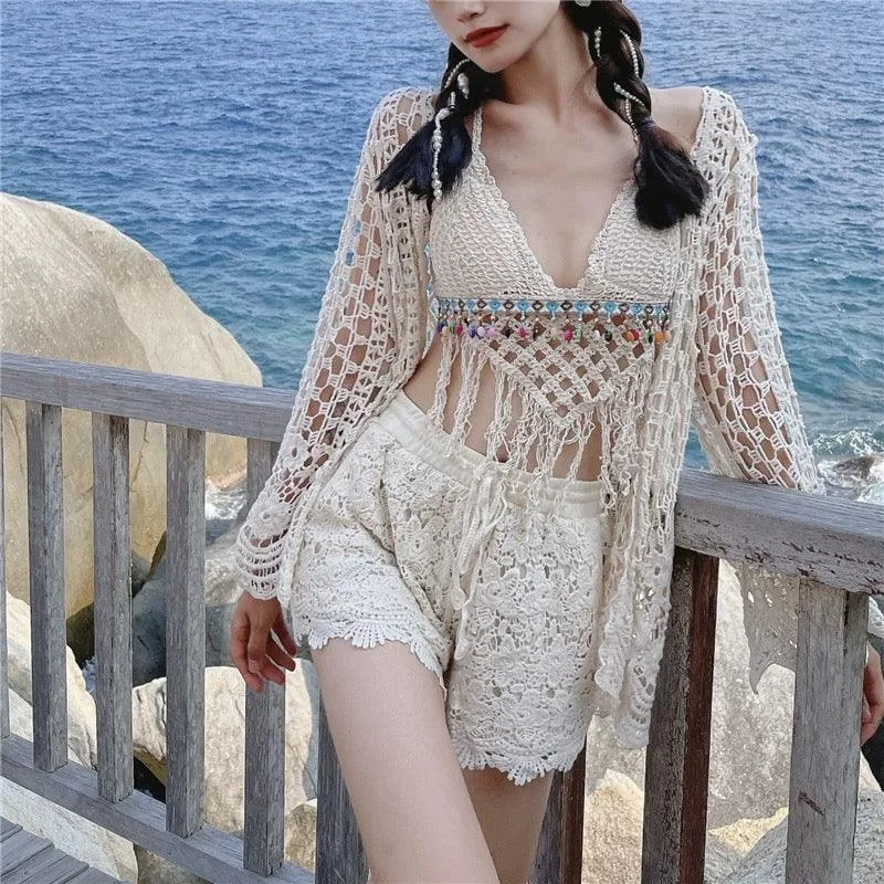 Fashion Frontiers Sally 3 Piece Coord Set - Resortwear Set