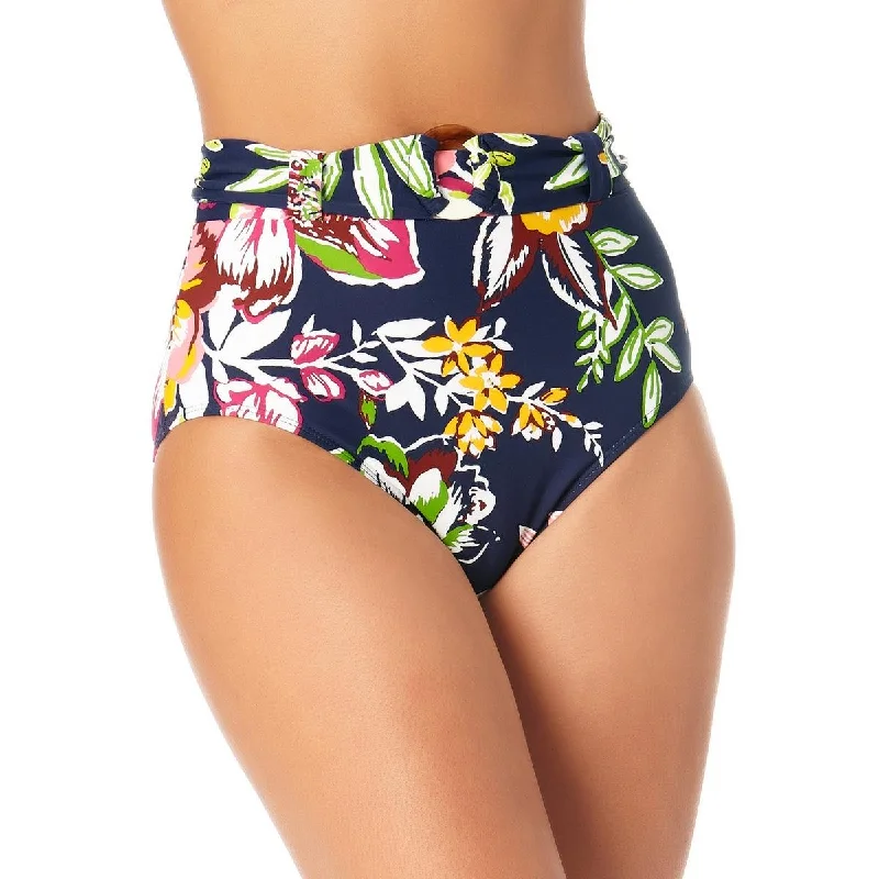 Winter Wardrobe Clearance Womens High-Waist Floral Swim Bottom Separates