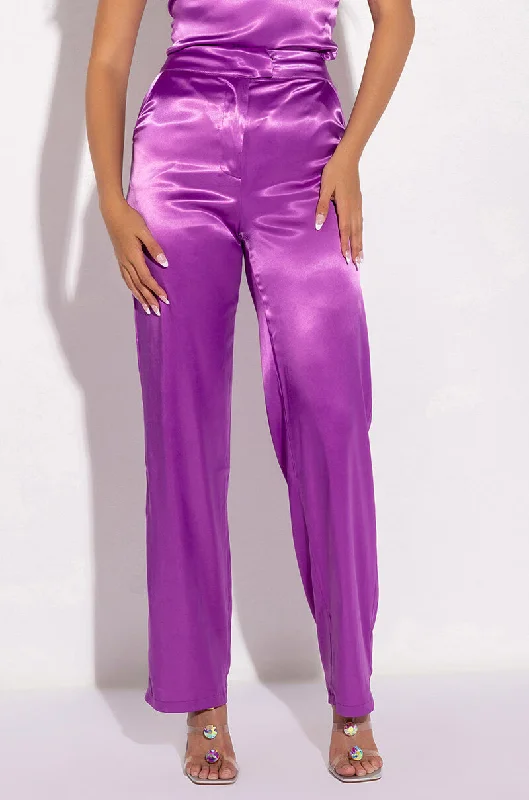 Hot Brand Discounts NEW HORIZONS SATIN WIDE LEG TROUSERS