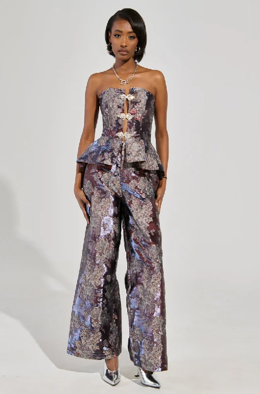 Fashion Frontiers ODESSA BROCADE TROUSER