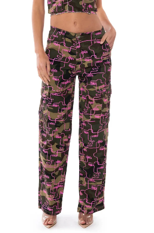 Limited Time Offer PRINTED CAMO CARGO PANT