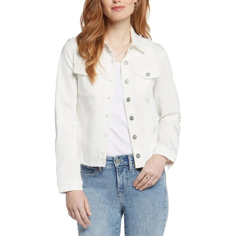 Limited Stock, Big Sale Womens Frayed Hem Outerwear Denim Jacket