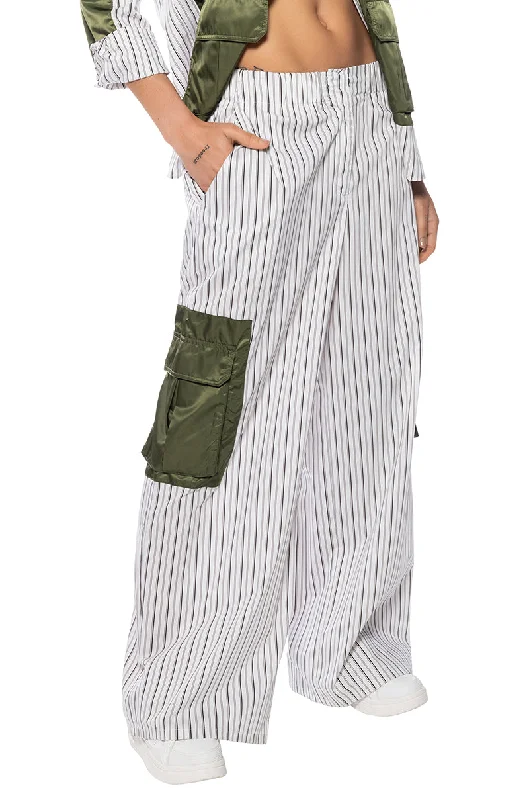 Limited Time Deal CALLIE CARGO WIDE LEG PANT