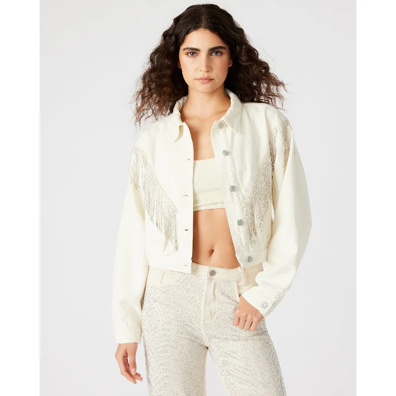 Evening Elegance Canyon Denim Jacket Cream