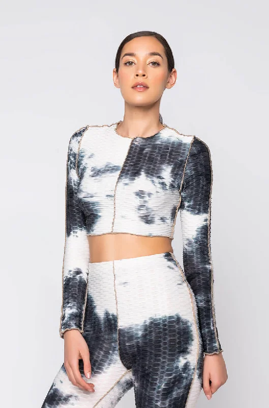 Seize Bargains ROMAN TIE DYE LONG SLEEVE TOP