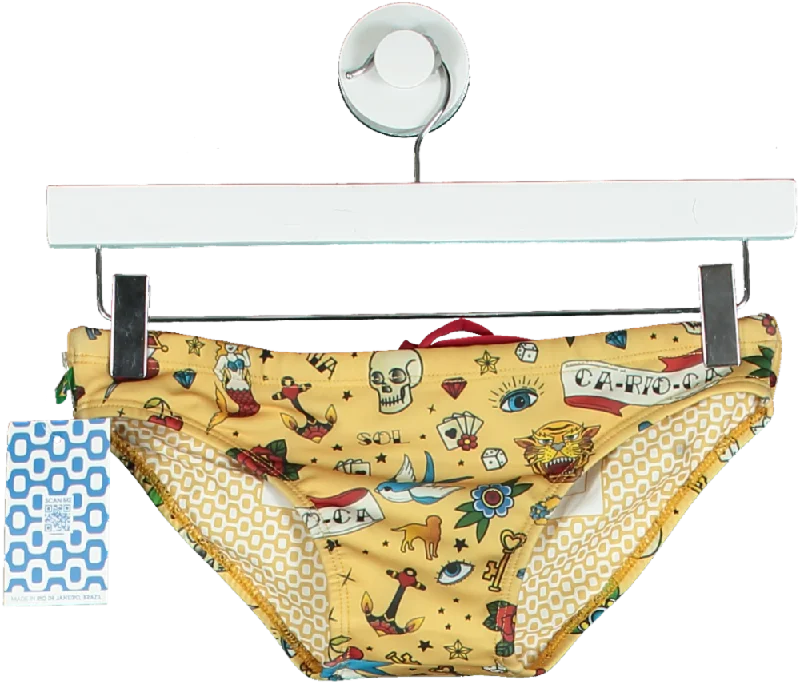 Women's Clothing Online CARICOCA Yellow Bikini Bottom XS