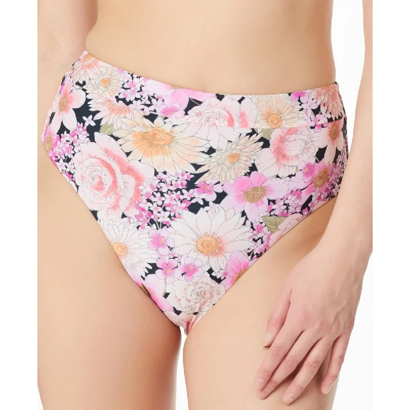 Exclusive Designer Collection Womens High-Rise Floral Print Swim Bottom Separates