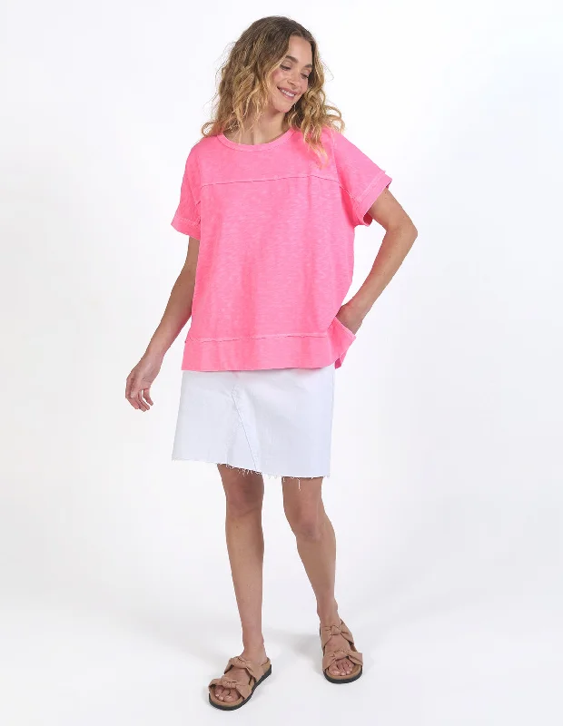 Timeless Elegance Redefined Foxwood Allison Tee Neon Rose