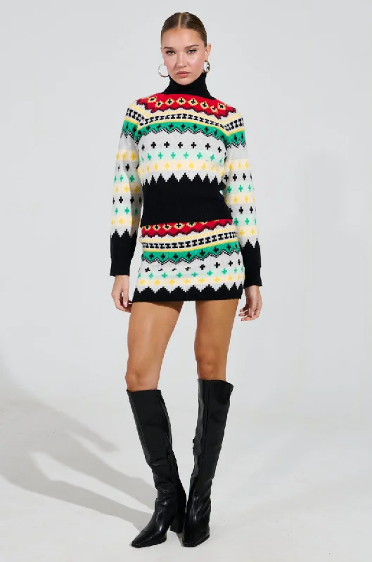 Casual Yet Stylish Separates AT THE SLOPES FITTED MINI SKIRT