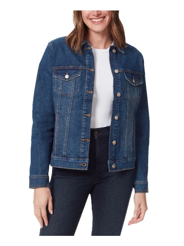 Pastel Styles Womens Trucker Jean Denim Jacket