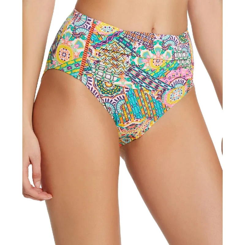 Style Upgrade Womens Printed Lined Swim Bottom Separates