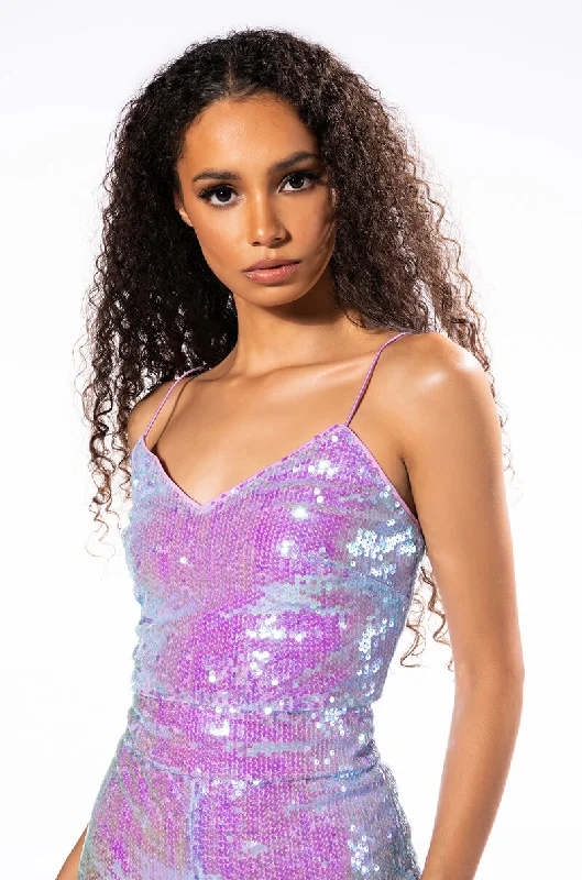 Latest Fashion STARSTRUCK SEQUIN V-NECK TANK TOP