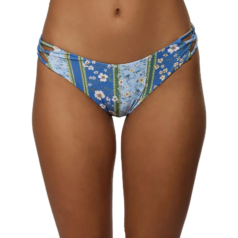 Style Your Wardrobe Womens Floral Cut-Out Swim Bottom Separates