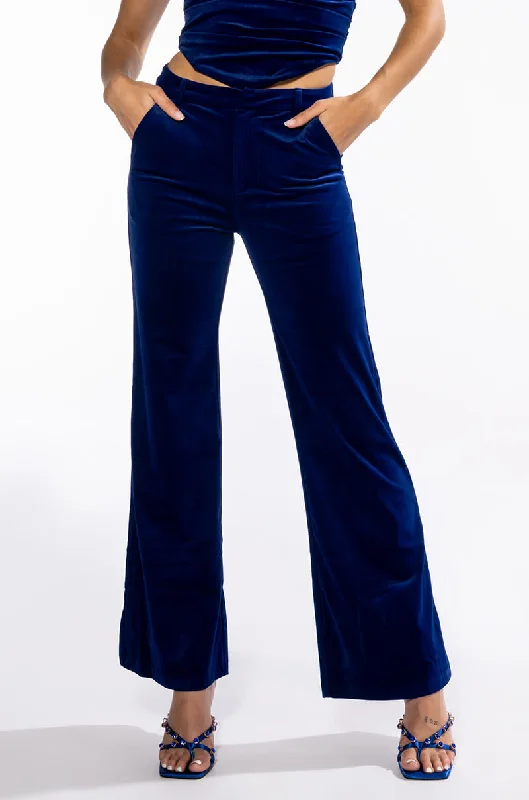 Clothing Sales NIGHT MOVES VELVET WIDE LEG TROUSER