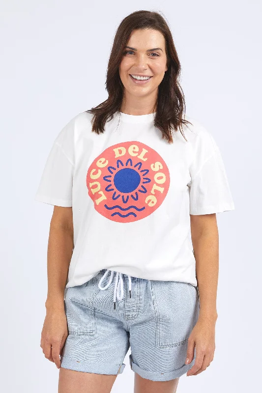 Dive Into Trendy Styles Elm Del Sole Tee Marshmallow