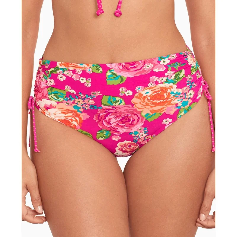 Clearance Sale Womens Floral High-Waist Swim Bottom Separates