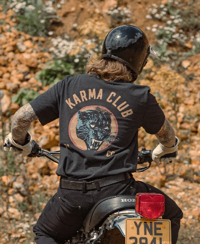 Stylish Savings Karma Club 2.0 T-Shirt - Heavy Washed Black