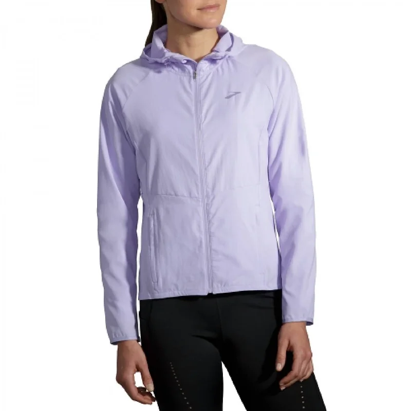 All Season Fashion Collection Women's Canopy Jacket In Violet Dash