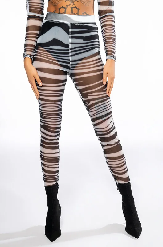 Flash Sale Clothing SET YOU STRAIGHT MESH LEGGING