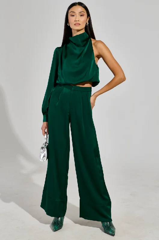 Clothes For Women YOU CAN'T SIT WITH US PANT IN DARK GREEN