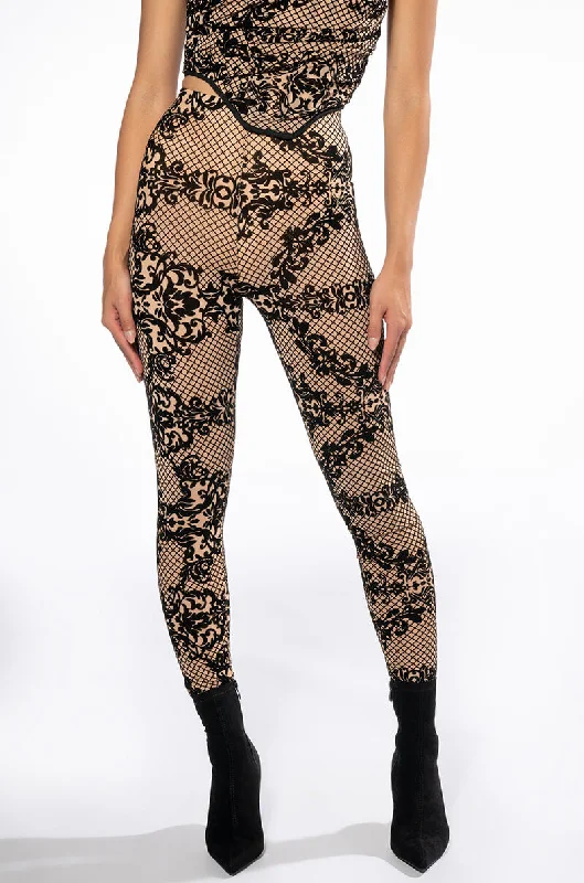 Minimalist Women’s Fashion Clothing LACE LUXE LEGGING