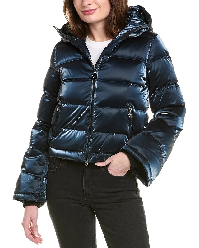 Special Offer For You Perfect Moment Chevron Polar Flare Down Jacket